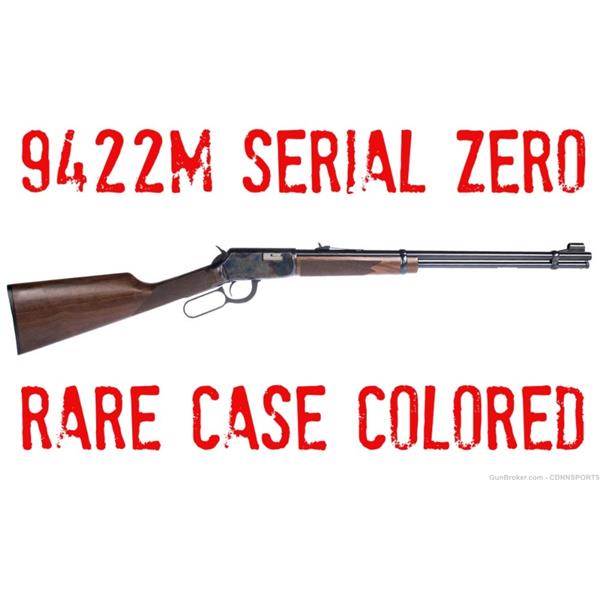 .22 WMR Winchester 9422M 20" Magnum SERIAL ZERO Rare Case Colored 2TEX000 WIN524040104 20 inch " barrel