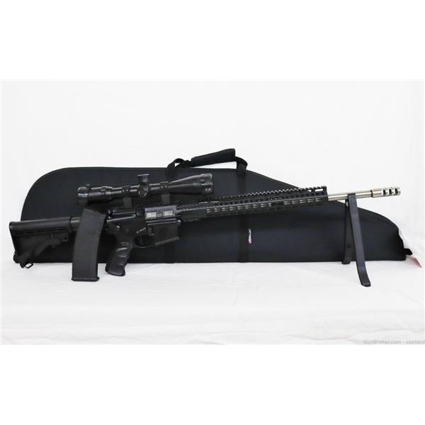 Anderson Manufacturing AM-15 .204 Ruger 20" SS Apache S.Auto Rifle - Black 122733 20 inch " barrel