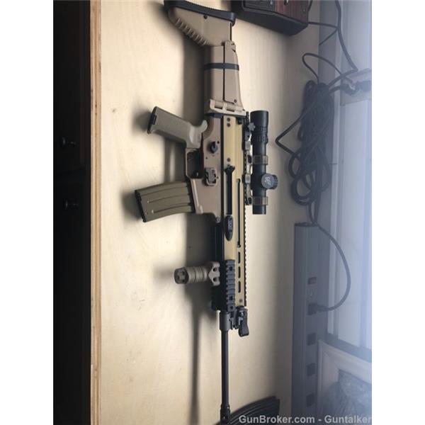 5.56mm NATO (.223 Rem.) FN America / Herstal Scar 16S 5.56 Used Great Shape! Lots of Goodies! 16 inch " barrel