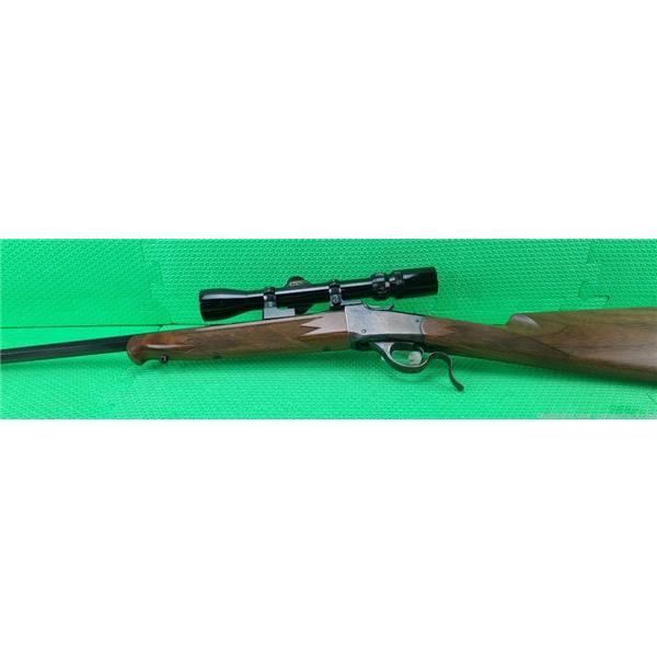 .17 HMR Winchester * 1885 LOW WALL 17 24" Octagonal barrel Case Colored