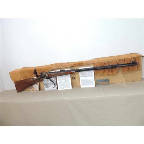 .45-70 GOVT Uberti 1874 Sharps Deluxe Rifle AA Walnut 34" Heavy Oct Dbl Set Trigger NIB Rare Sparps New in Box 34+ inch " barrel