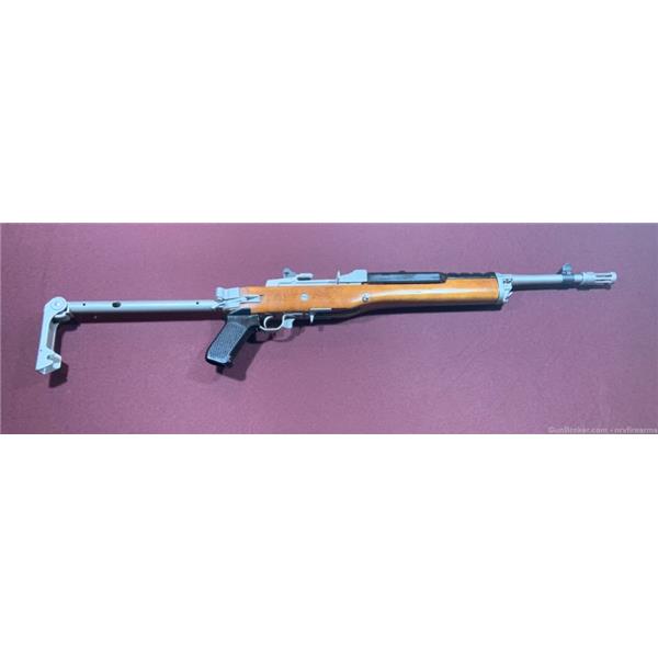 Other Model 5.56mm NATO (.223 Rem.) Ruger / Sturm, & Co. Mini-14 Ranch Rifle 5.56 Stainless Folding Stock NO RESERVE 16 inch " barrel