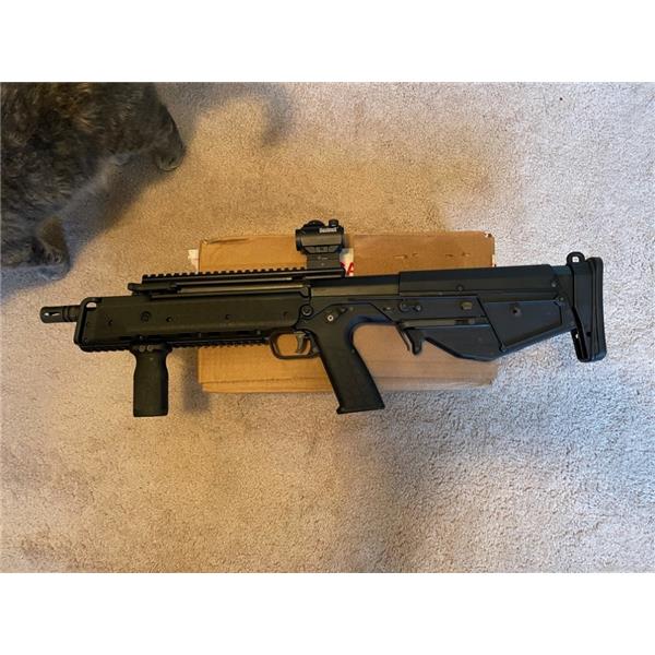 5.56mm NATO (.223 Rem.) KelTec RDB 17 w/ red dot and foregrip inch " barrel