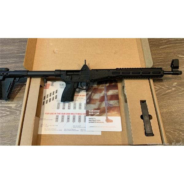 9mm Luger KelTec Kel Tec Sub 2000 17+1Rd 16" Glock 17 G17 Folding Pack Rifle 640832004182 16 inch " barrel SUB2K9GLK17