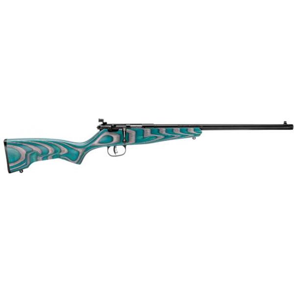 Savage Rascal Minimalist 22 LR 1 16.13" Gray & Teal Hybrid Laminate Stock Blued Right Hand 062654138027