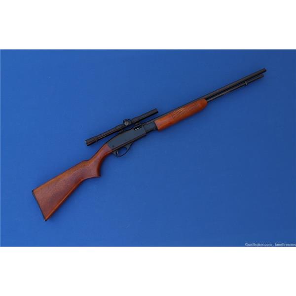 .22 LR REMINGTON MODEL 572 FIELDMASTER PUMP S/L/LR w/WESTERN FIELD 4x SCOPE 22 inch " barrel