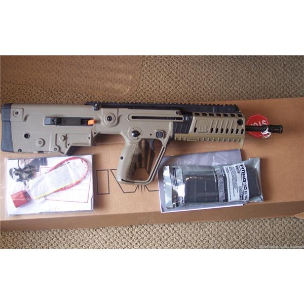 5.56mm NATO (.223 Rem.) IWI - Israel Weapon Industries Tavor X95 FDE, 5.56 NATO, ANIB (As New In Box), UNFIRED! LE Model 16 inch " barrel TAVOR LEXFD16