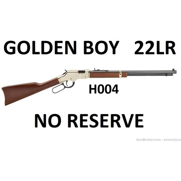 Henry Repeating Arms Golden Boy Lever Action H004 .22 LR 20" 16+1 $25 SHIP NO RESERVE henry repeating arms h004 tml usa LIKE H001 22 .22LR
