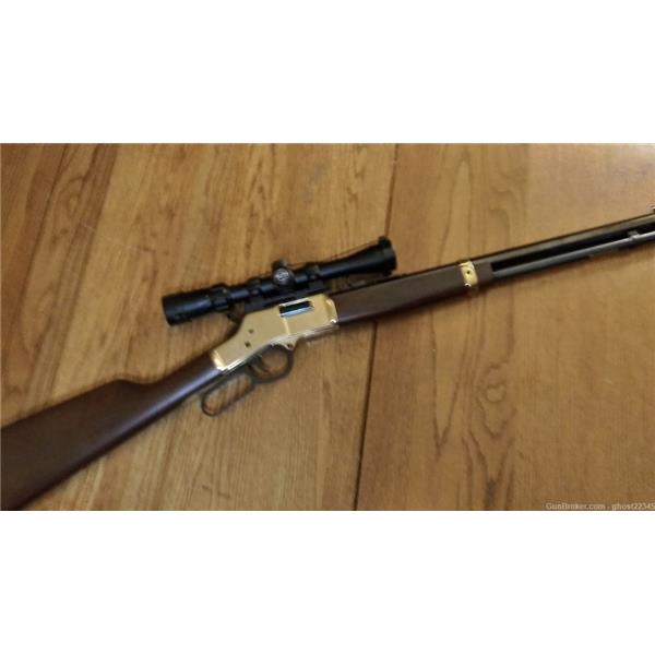 .357-38 Henry Repeating Arms Henty Big Boy Brass .357 /.38 Special Rifle Lever Action 20 inch " barrel