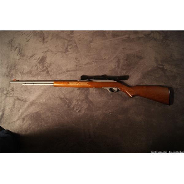 60SB Stainless scoped Marlin model 60 SB, .22 LR, Weaver scope 22 inch " barrel
