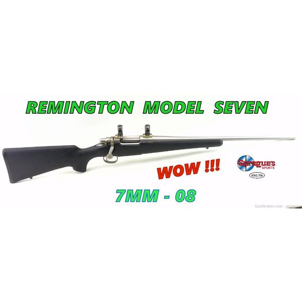7mm-08 Rem. Remington Seven Stainless Steel Rifle 7MM-08 20 inch " barrel