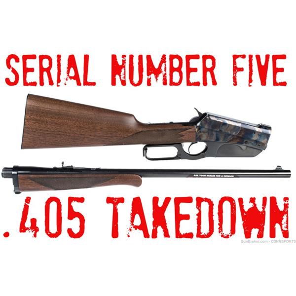 .405 Win. Winchester 1895 Takedown SERIAL #5 24" Case Colored WIN534135154L 24 inch " barrel