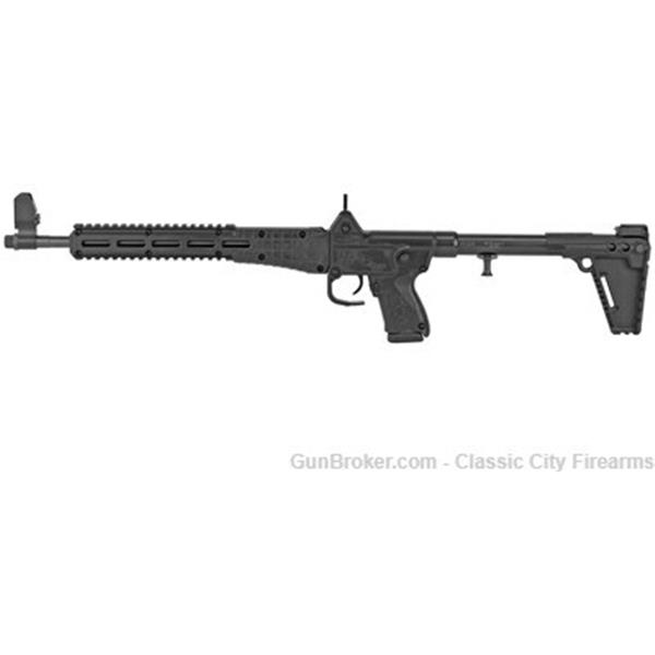 9mm Luger Keltec Sub2K Sub 2000 Glock 19 Mags Black Gen 2 Folding Rifle 16 inch " barrel