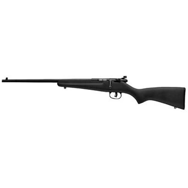 22 LR Savage, Rascal, Bolt Action, 22LR, 16.125" Barrel, Black Synthetic Stock, Single Shot, AccuTrigger, Left Hand 062654138430