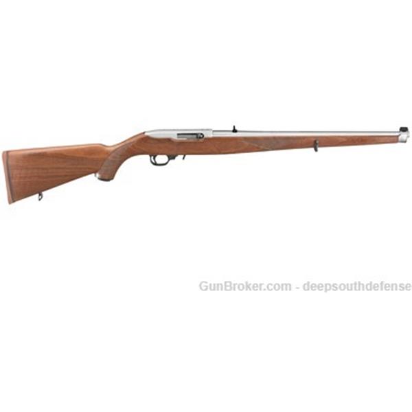 .22 LR Ruger / Sturm, & Co. Ruger, TALO 10/22 Carbine, Semi-automatic, Rifle, 22LR, 18.5" Mannlicher 736676012640 18 inch " barrel