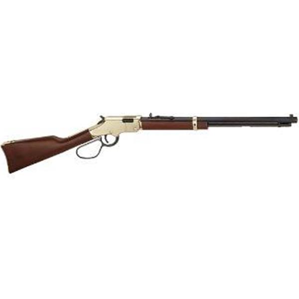 Henry Repeating Arms Golden Boy Large Loop Lever Action Rifle Rimfire .22 LR/L/S 20" Octagon Barrel 16 Rounds Semi-Buckhorn Rear Sight Walnut Stock Brasslite Receiver Blued Finish 619835041005