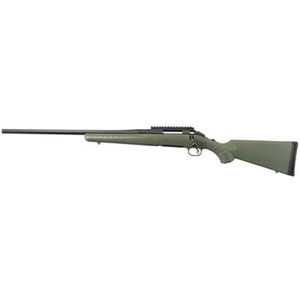 7MM-08 REM Ruger, American Rifle Predator, Bolt-Action Rifle, 7MM-08, 22" Threaded Barrel(5/8"x24), Matte Black Finish, Alloy Steel, Moss Green Composite Stock, Left Hand, 4Rd Rotary Magazine 736676269174