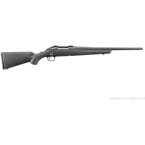 7mm-08 Rem. American Rifle Compact Ruger / Sturm, & Co. NIB 18” 4+1 Blued/Black Synthetic 6909-RUG 736676069095 18 inch " barrel