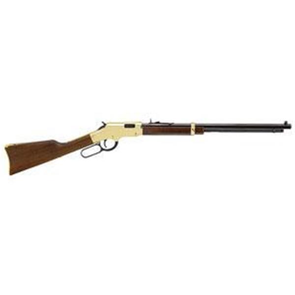 .22 LR H004 Henry Repeating Arms, Golden Boy, Lever Action, 22LR, 20" Octagonal Barrel, Brass Receiver, Walnut Stock, Adjustable Sights, 16Rd 619835006004