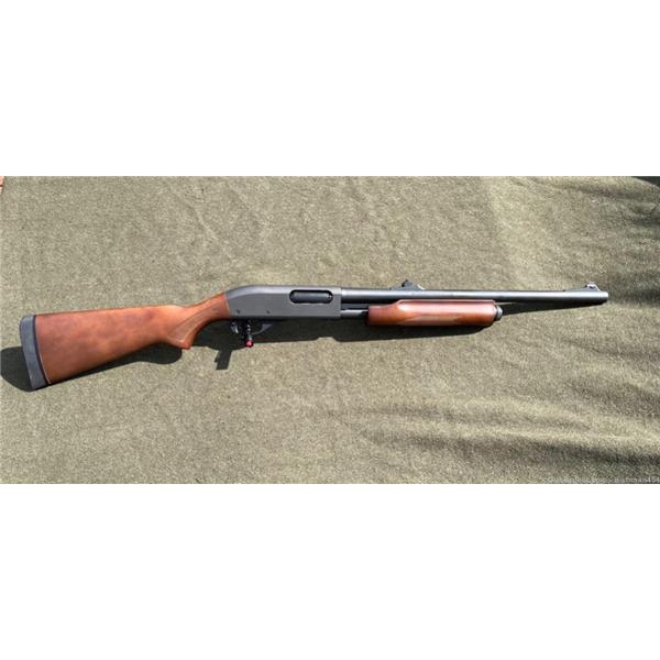 Remington 870 12 gauge pump shotgun rifle sights 20” imp cyl smooth bore 20 inch " barrel
