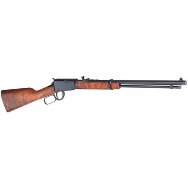 22 LR H001T Henry Repeating Arms Lever Octagon Long Rifle 20" 15+1 American Walnut Stk Blue 619835011008