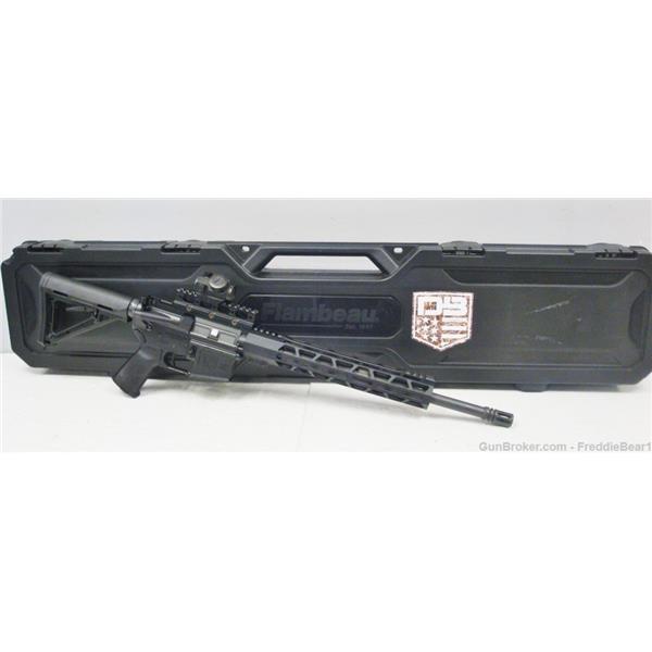 5.56mm NATO (.223 Rem.) Diamondback Firearms DB15 Rifle 5.56MM Nato .223 w/ Scope Hard Case 2 Mags 4943 16 inch " barrel