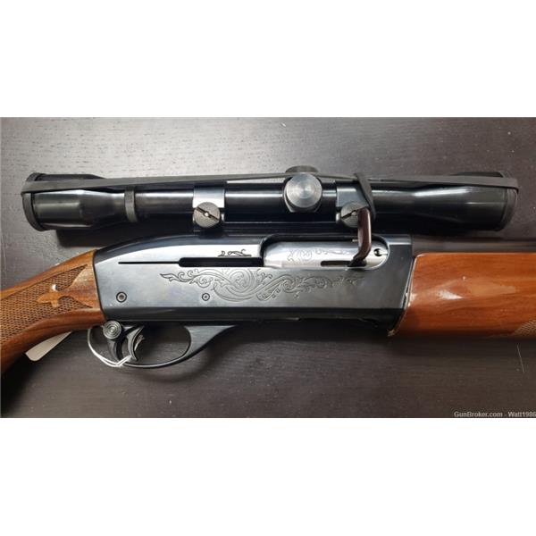 Remington 1100 12 ga Rifled Barrel Slug Shotgun w/ Weaver K4 60-B Scope 21 inch " barrel