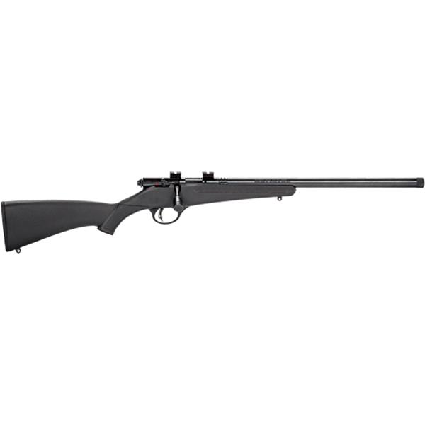 Savage Arms, Rascal FV-SR, Bolt Action Single Shot, 22 LR, 16.125" Barrel, Black Synthetic Stock 062654138348