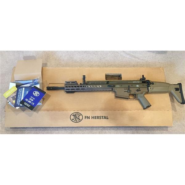 .308 Win. FN America / Herstal FNH SCAR 17S (FDE) + Accessories Mags Spare Parts 16 inch " barrel