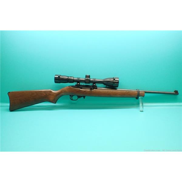 .22 Caliber (5.5mm) Ruger / Sturm, & Co. 10/22 Carbine .22LR 18.5"bbl Rifle w/Scope PENNY AUCTION! 21719S 18 inch " barrel