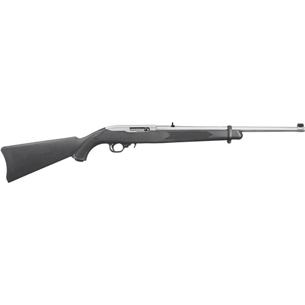 Ruger / Sturm, & Co. 1256 10/22 Carbine 22 LR 10+1 18.50" Satin Stainless Black Right Hand 736676012565
