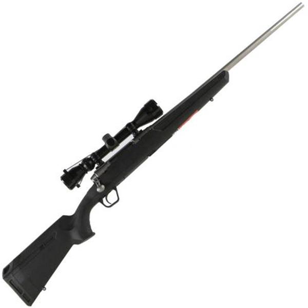 Savage Axis XP Bolt Action Rifle 7mm-08 Remington 22" SS Barrel 4 Rounds Detachable Box Magazine Weaver 3-9x40 Riflescope Synthetic Stock Stainless Natural Matte Finish 011356572905