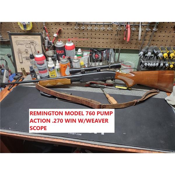 .270 Win. REMINGTON MODEL 760 PUMP ACTION WIN