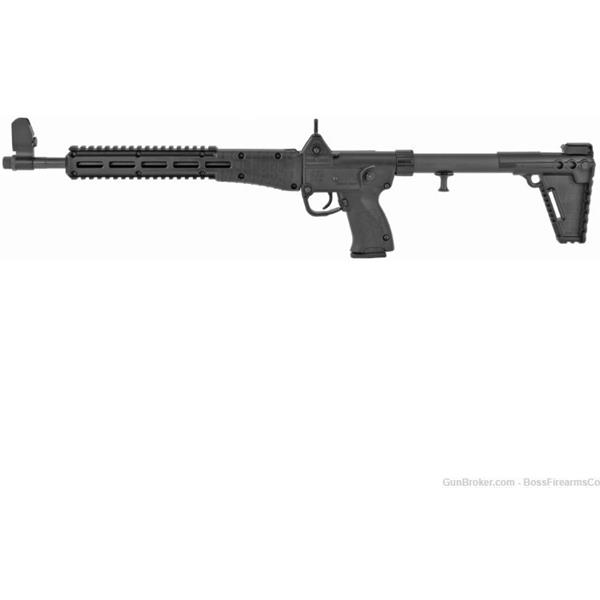 9mm Luger KelTec Kel-Tec Sub 2000 Gen 2 Semi-Auto Rifle, Glock 17 Magazine Well 640832004182 SUB2K9GLK17BBLK