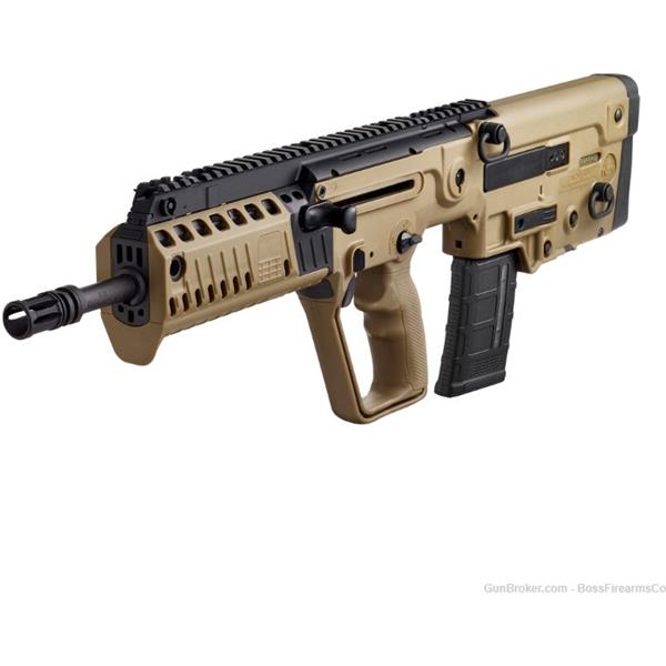 5.56mm NATO (.223 Rem.) IWI - Israel Weapon Industries Tavor X95 .223/5.56 Semi-Auto Rifle / Bullpup 30rd. FDE 16.5" XFD16 859735005923