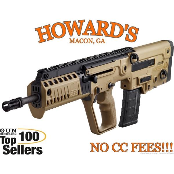 5.56mm NATO (.223 Rem.) IWI - Israel Weapon Industries Tavor X95 5.56 16.5” 30+1 FDE XFD16 NIB 859735005923