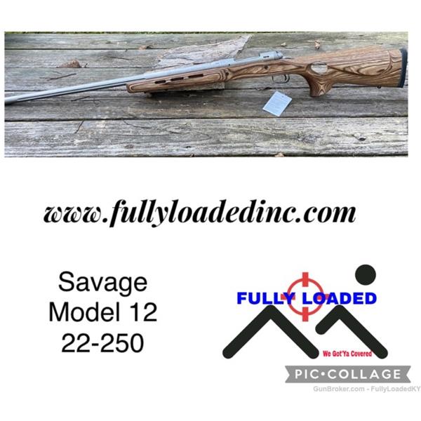.22-250 Rem. NIB Savage 12BTCSS 22-250 18518 Stainless 26" Actual Gun in Pics Beauty 011356185181 26 inch " barrel