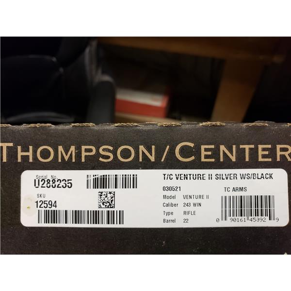 .243 Win. NEW THOMPSON CENTER VENTURE II WIN 22" THREADED 243 WINCHESTER TB 2 5R 090161450929 22 inch " barrel 12594 silver ss precision