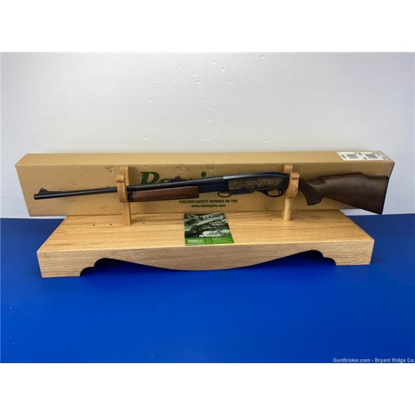 Remington Model 7600 .280 Rem. Blue *GORGEOUS GOLD FACTORY ENGRAVING!* ET