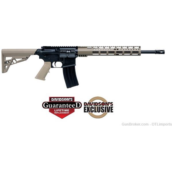 5.56mm NATO (.223 Rem.) Diamondback Firearms DB15 MZ FDE 815875014485 DB15MZFDE 16 inch " barrel