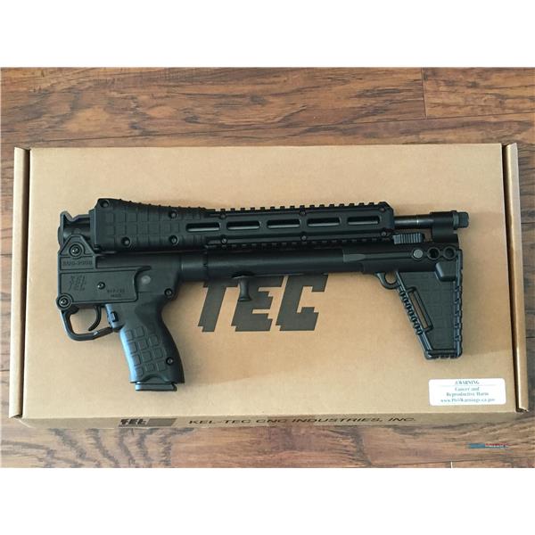 9mm Luger NEW KEL TEC SUB 2000 9MM 17+1 16.25" BARREL BLACK SUB2K9GLK17BBLKHC