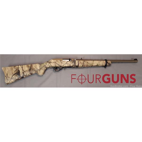 .22 LR Ruger / Sturm, & Co. 10/22 Takedown Rifle .22LR 18.5" 10Rd Go Wild Brush Camo/Burnt Bronze 736676311460 18 inch " barrel