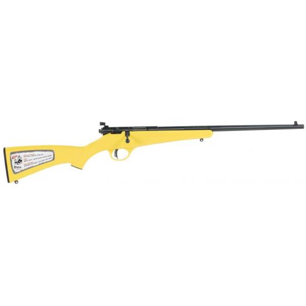 Savage 13805 Rascal Youth 22 LR 1rd 16.10" Blued Yellow Synthetic Stock Right Hand 062654138058