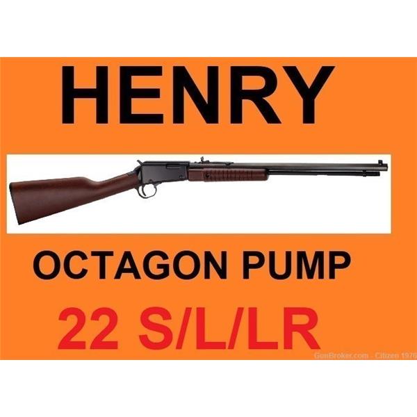 Other Model .22 LR Henry Repeating Arms Octagon Pump H003T 22 S/L/LR NIB 619835012012 20 inch " barrel