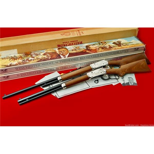 .30-30 Rare 26th President Theodore Roosevelt Winchester 94 Rifle Carbine Set NIB Consignment