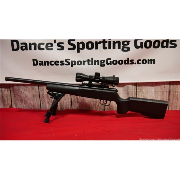 USED Savage Rascal .22 S/L/LR 16" Threaded Barrel w/ Scope & Bipod 16 inch " barrel