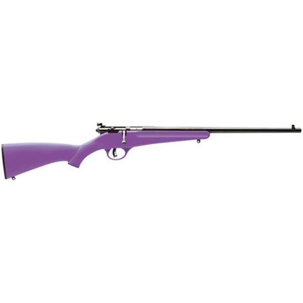 Savage SAV Rascal Single Shot Youth .22 LR/Long/Short 16.1 Inch Blued Barrel Synthetic Stock Purple Finish 062654137839