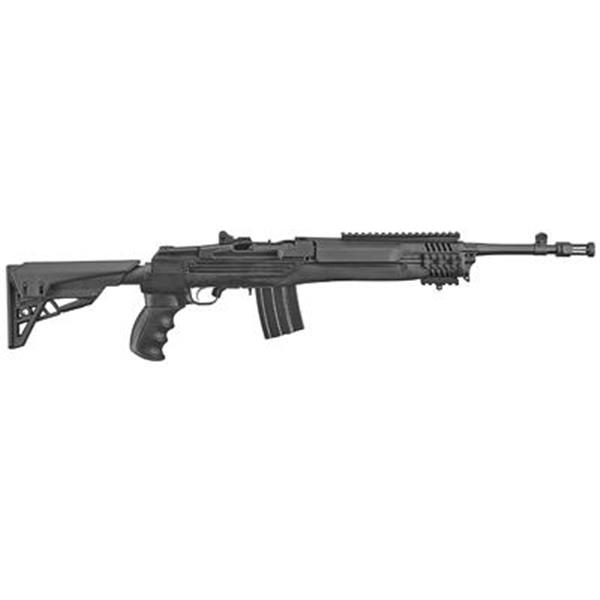 5.56 NATO Ruger, Mini-14 Tactical, Semi-Automatic, 223 Remington/556NATO, 16.12" Cold Hammer Forged Barrel, 1:9 Twist, Blued Finish, ATI 6 Position Collapsible and Folding Stock, 2 Mags, 20Rd, Weighs 7.5lb, Adjustable Rear Sight & Blade Front Si 736676058884