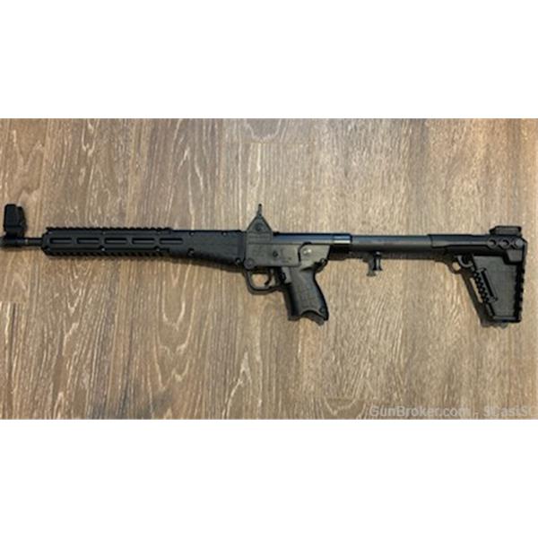 9mm Luger KelTec Kel-Tec Sub 2000 GLK19 16.1" 1-15rd Mag Black Semi Auto Rifle 640832004816 SUB2K9GLK19BBLKHC