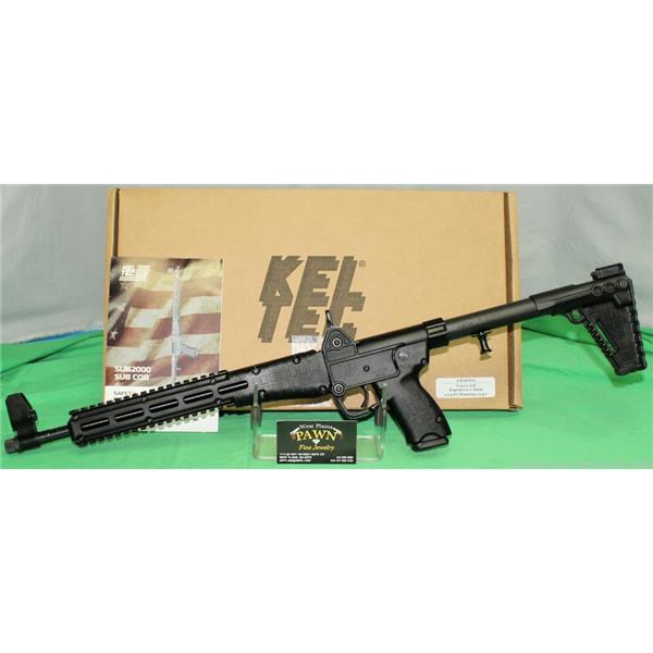 9mm Luger Sub 2000 KelTec NIB KEL-TEC SUB-2000, 9MM, 16.25" BRL, 17 RND (SUB2K9GLK17BBLK) 640832004182 G-I-23673